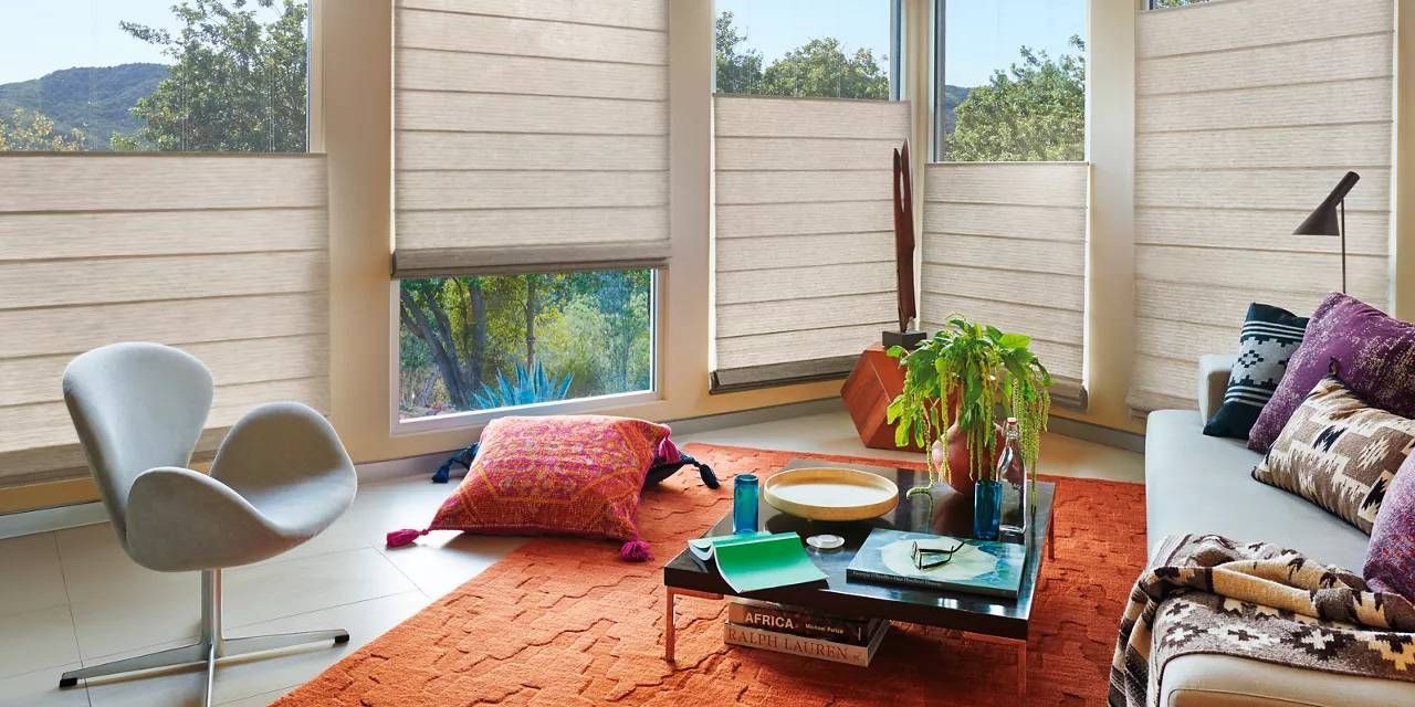 Hunter Douglas Alustra® Woven Textures® Roman Shades near Peachtree City, Georgia (GA)